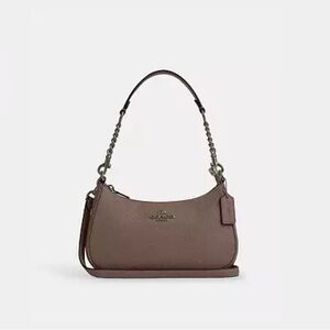 Coach Terry Leather Shoulder Bag